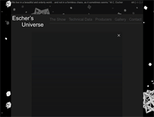 Tablet Screenshot of eschersuniverse.com